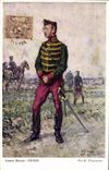 CPA Militaria Armee belge Guide 