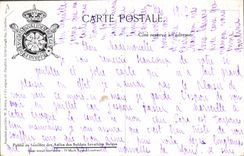 CPA Militaria Armee belge Guide 