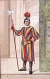 CPA Militaria Vaticano Guardia Svizzera in bassa uniforme 