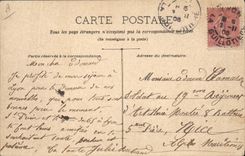 CPA Militaria Train d'artillerie