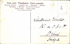 CPA Militaria Officier 