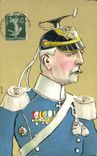 CPA Militaria Officier 