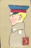 CPA Militaria Officier 