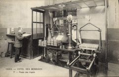 CPA Hotel des Monnaies Paris Pesee des lingots TOP