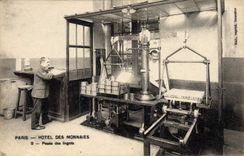 CPA Hotel des Monnaies Paris Pesee des lingots