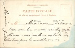 CPA Fantaisie (dessin a la main) Fleurs 