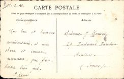 CPA Fantaisie (dessin a la main) Personnage 