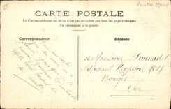 CPA Fantaisie (dessin a la main) Fleurs 