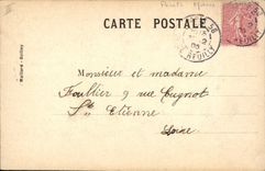 CPA Fantaisie (dessin a la main) Fleurs 