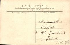 CPA Fantaisie (dessin a la main) Fleurs 