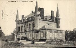 CPA Chateau du Plessis Semelay 