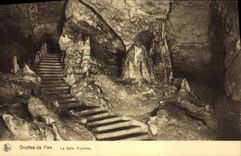 CPA Grotte Grottes de Han La salle vigneron 