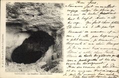 CPA Grotte Grottes Vaucluse Le gouffre Source basse 