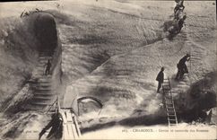 CPA Grotte et traversee des Bossons Chamonix Grottes  