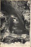 CPA Grotte Grottes Belle Isle en Mer Entree de la grotte du Talud 