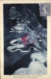 CPA Grotte Grottes Puits de Padirac Grand Dome Le lac superieur et les stalagmites 