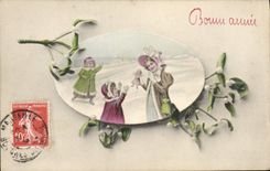 CPA Fantaisie Enfant Poupee Femme 