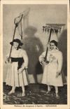 CPA Fantaisie Poupees Pecheurs de sargasses d'Apulia Espozende  