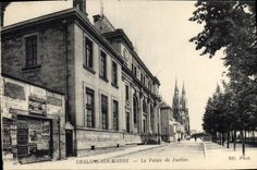 CPA Palais de justice Chalons sur Marne 