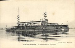 CPA Bateau de Guerre Le Charles Martel Cuirasse  