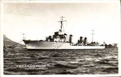CPA Bateau de Guerre Le Chevalier Paul Contre torpilleur 