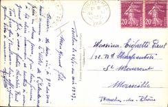 CPA Bateau de Guerre Le Chevalier Paul Contre torpilleur 