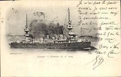 CPA Bateau de Guerre Chanzy Croiseur de 1er rang  