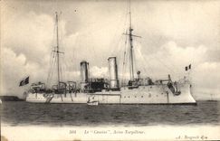 CPA Bateau de Guerre Le Cassini Aviso Torpilleur 