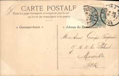 CPA Bateau de Guerre Le Charlemagne pendant la traversee de l'escadre revenant des Baleares Vue pris