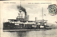 CPA Bateau de Guerre Le Carnot Cuirasse d'escadre 