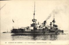 CPA Bateau de Guerre Le Charlemagne Cuirasse d'escadre 