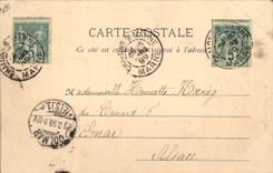 CPA Prefecture Chalons sur Marne Carte 1899