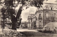 CPA Prefecture vue du parc Colmar  