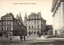 CPA Prefecture Place Fontette et le Tribunal Caen  