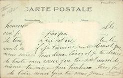 CPA Folklore Pensive Jeune fille de l'Ile de Sein 