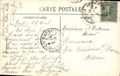 CPA Folklore Jeune fille de Fouesnant 