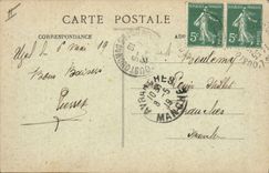 CPA Folklore Costume de Scaer  