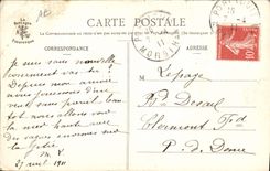 CPA Folklore Jeune fille de Josselin 