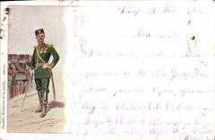 CPA Militaria Russie Russia Tirailleur de la garde Officier 