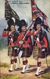 CPA Militaria The Queen's own Cameron Highlanders The colours 