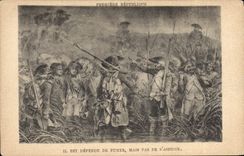 CPA Militaria Premiere Republique Il est defendu de fumer mais pas de s'asseoir 