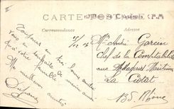 CPA Carrieres pres Reims d'ou les Allemands viennent d'etre deloges