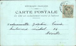 CPA Fantaisie (dessin a la main) Fleurs Poisson 