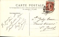 CPA Fantaisie (dessin a la main) Fleurs Hirondelle