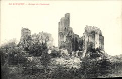 CPA Chateau Ruines de Chalusset Limousin 