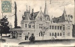 CPA Chateau de Belle rive Cezy 