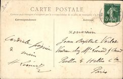 CPA Chateau de Flamboin Facade interieure du donjon  