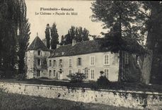 CPA Chateau Facade du Midi Flamboin Gouaix 