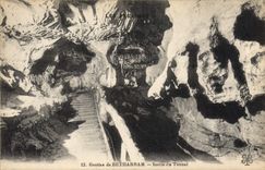 CPA Grotte Grottes de Betharram Sortie du tunnel 