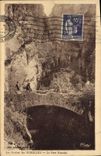 CPA Grotte Grottes des Echelles Le pont romain 